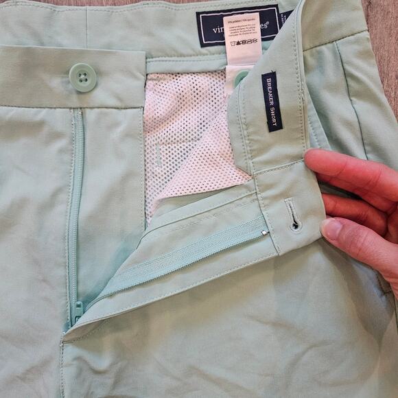 Vineyard Vines Shorts Mens Size 30 Breaker Mint Green 5" Golf Preppy Spring - Picture 5 of 12